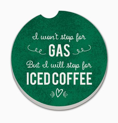 Iced Coffee Car Coaster