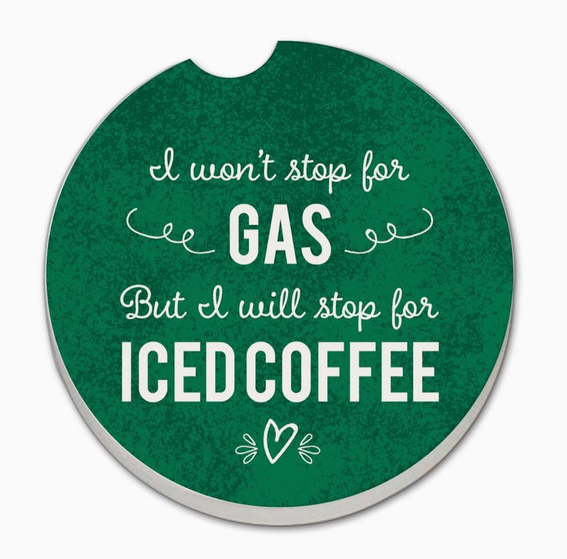 Iced Coffee Car Coaster