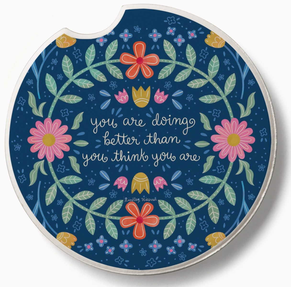 Bloom Bright Car Coaster