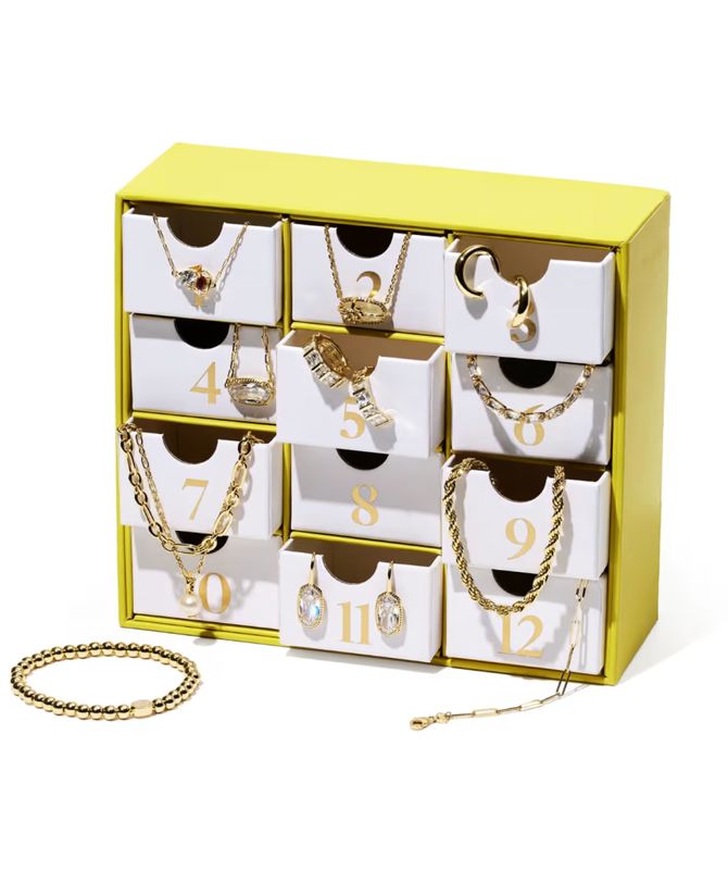 Kendra Scott 12 Days of Joy Gold Multi Mix Advent Calendar
