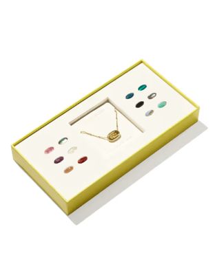 Kendra Scott Color Bar Elisa Locket Gift Set in Gold