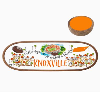 Knoxville Tailgate Tray and Bowl Set