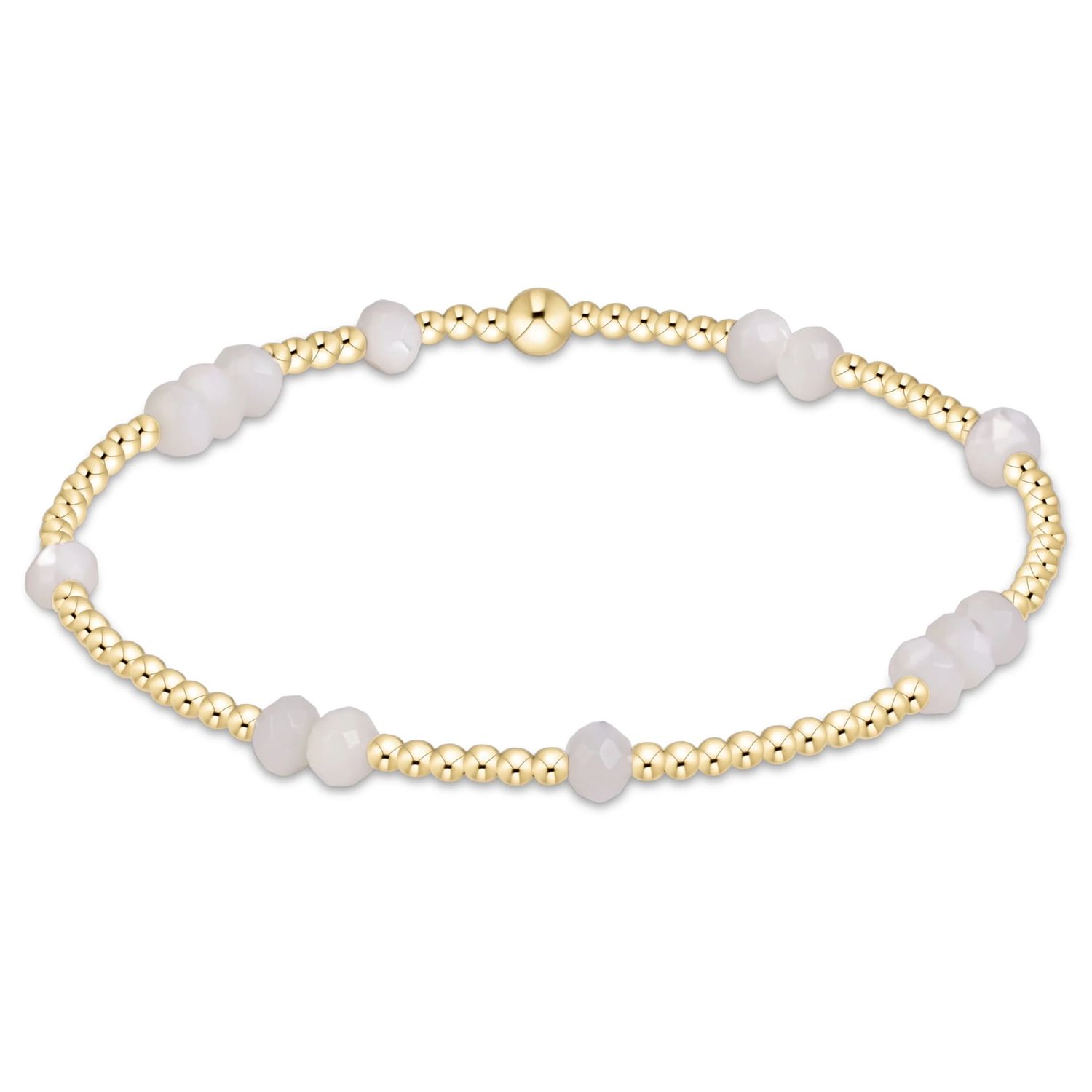 Enewton EXTNDS Hope Unwritten Gemstone 4mm Bracelet Mother of Pearl