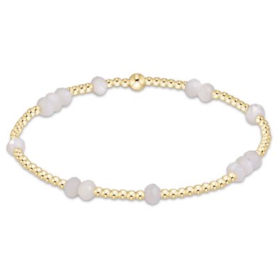 Enewton EXTNDS Hope Unwritten Gemstone 4mm Bracelet Mother of Pearl