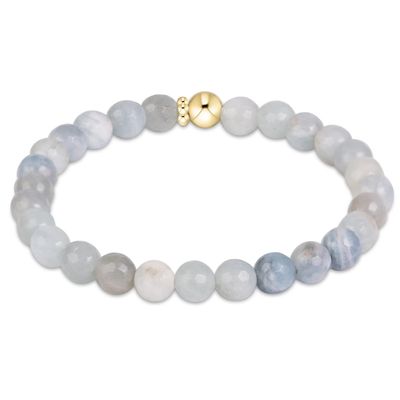 Enewton Classic Gemstone 6mm Bracelet Aquamarine