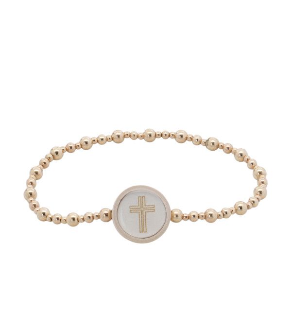 Tap to Pray® Majesty Beaded Bracelet, Size: 6.25"