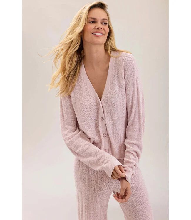 Barefoot Dreams  Pointelle Cardigan, Size: S