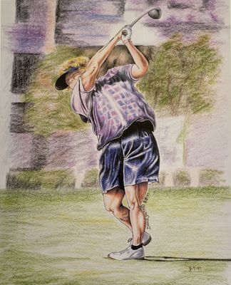 The Golfer - Print