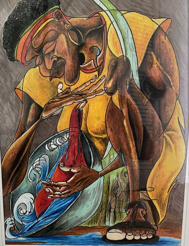 Woman Washing