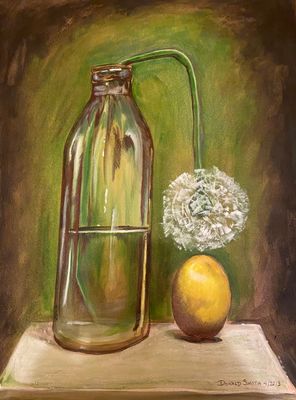 Bottle With Egg