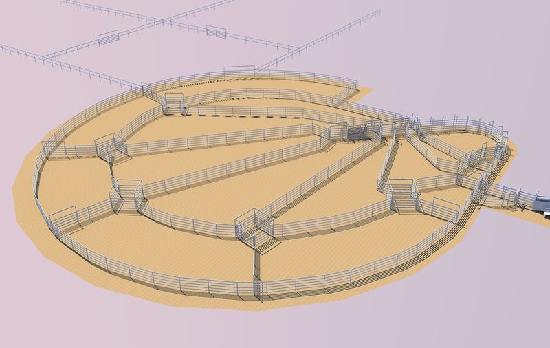 &quot;Manner Creek&quot; 600-800 Head Cattle Yards