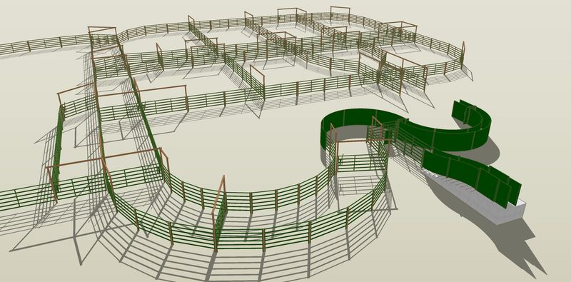 &quot;Orthello&quot; 200-300 Head Cattle Corral