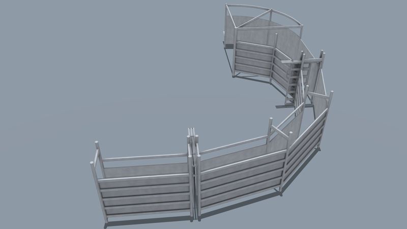 90 Degree Curved &quot;Needling&quot; Race With 90 Degree Ratchet Force Tub