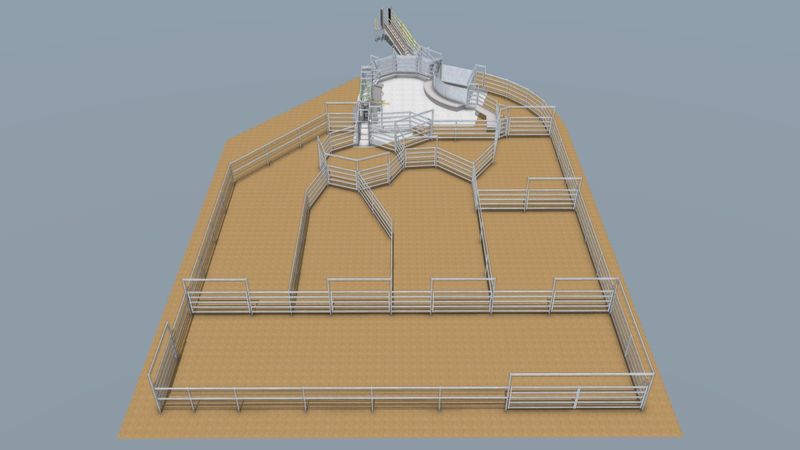 &quot;Christmas Creek&quot; 100 Head Cattle Yards