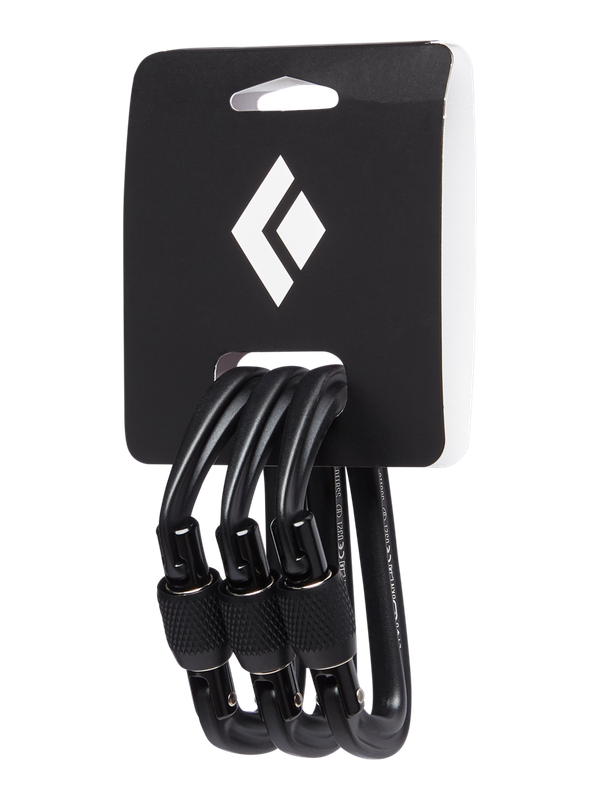 Black Diamond Hotforge Screwgate Carabiner Pack (x3)