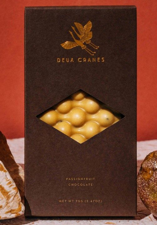 Dairy Free Passionfruit Chocolate Bar