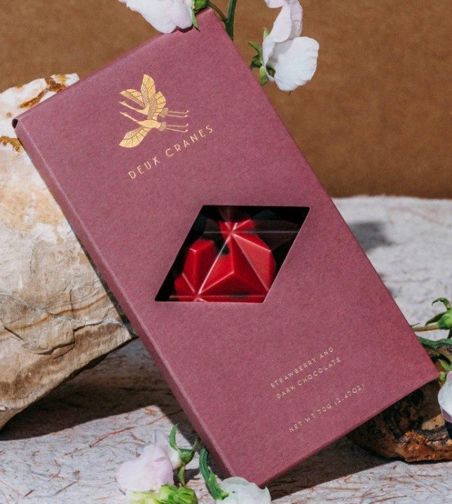 Dairy Free Dark Chocolate with Strawberry Chocolate Bar
