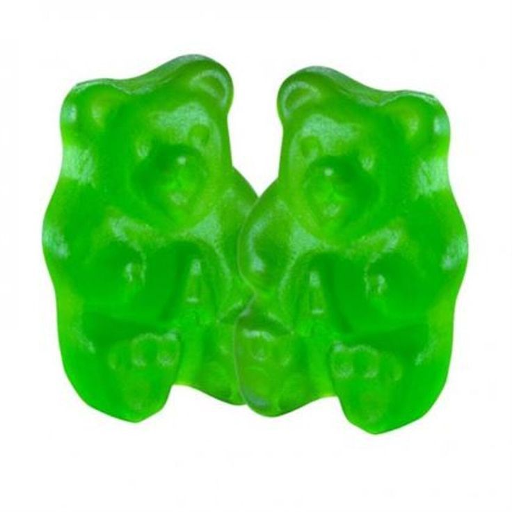 Delish Green Apple Gummy Fun Bears