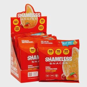 Shameless Snacks Chili Mango Fire Gummy Candy