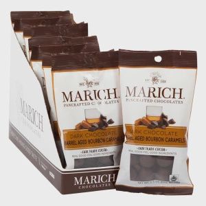 Dark Chocolate Bourbon Caramels