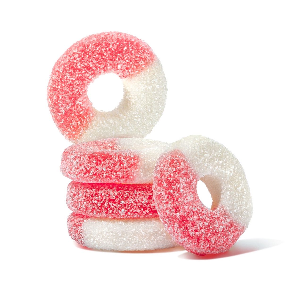 Pink Watermelon Gummy Rings BULK