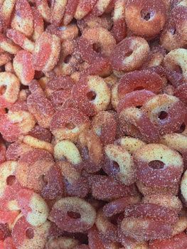 Chili Chamoy Gummy Peach Rings
