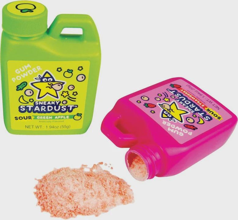 Sour Sneaky Stardust Bubble Gum Jug