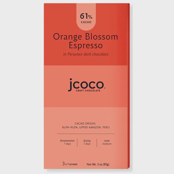Jcoco Orange Blossom Espresso 61%, 3oz