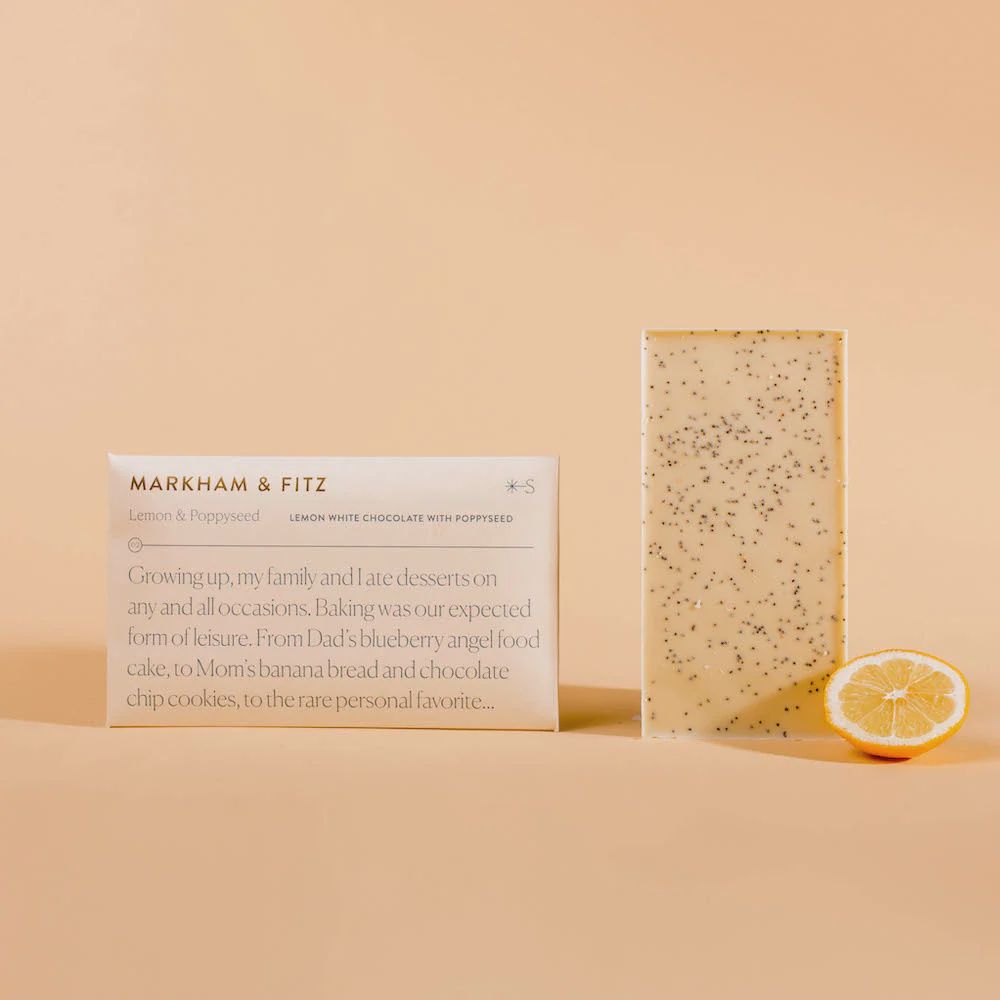 Markham &amp; Fitz Stories: Lemon &amp; Poppyseed, 2oz