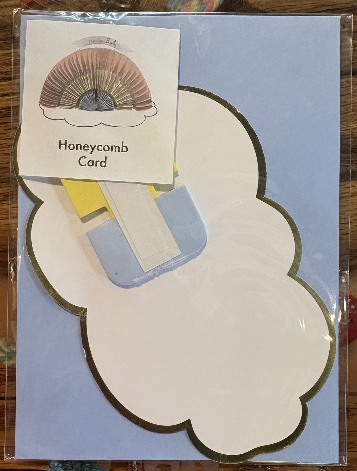 Honeycomb Rainbow Baby Card