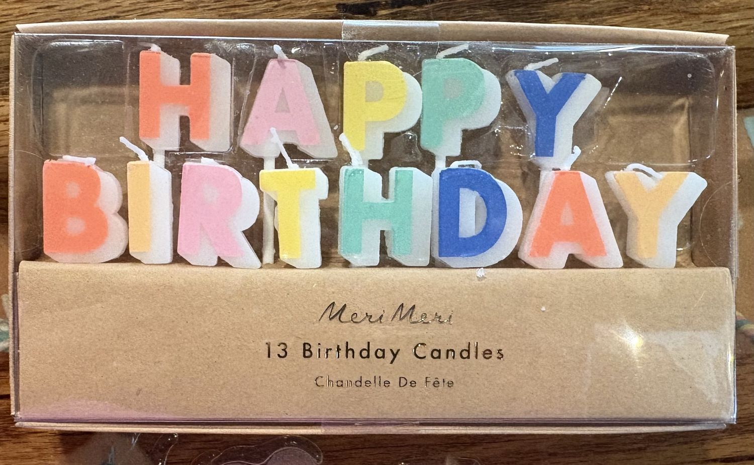 Happy Birthday Candle Set