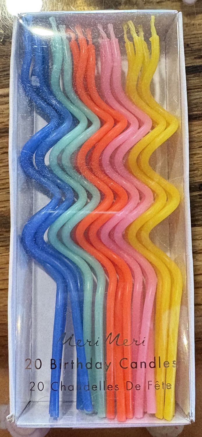 Mixed Swirly Candles