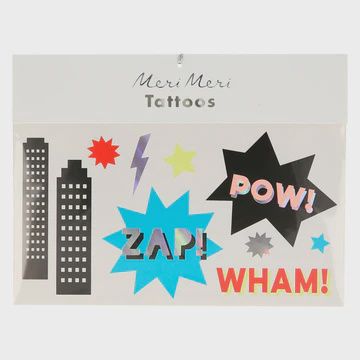 Meri Meri Superhero Tattoos