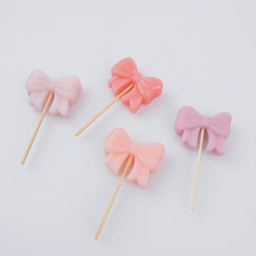 Meri Meri Pink Bow Candles
