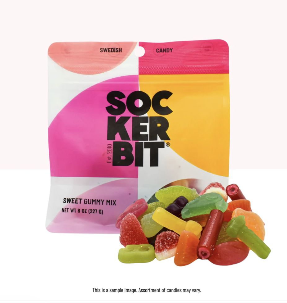 SockerBit Sweet Gummy Mix 8oz