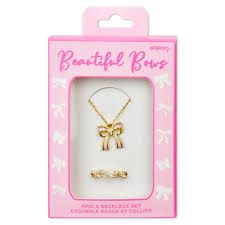 Beautiful Bows Ring &amp; Necklace Set
