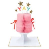 Meri Meri Yay! Cake Stand-Up Birthday Card