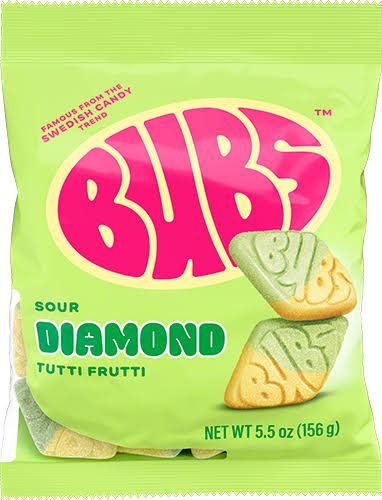 BUBS Sour Diamond Tutti Frutti