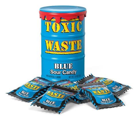 Toxic Waste Sour Candy - Blue