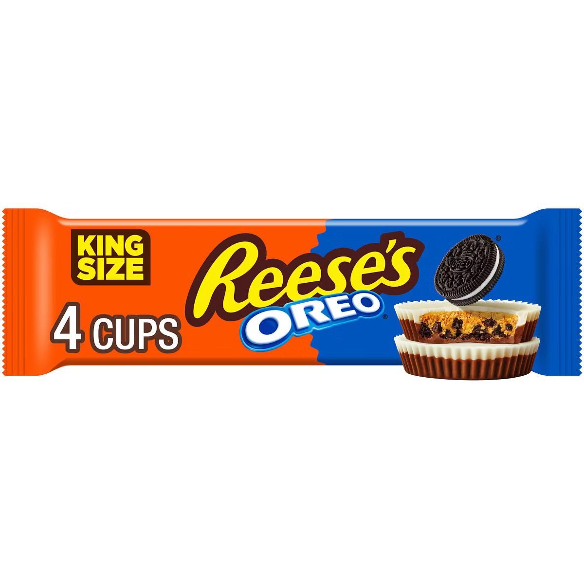 Reese's with OREO Milk Chocolate and White Crème Peanut Butter Cups