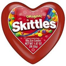 Skittles Filled Hearts