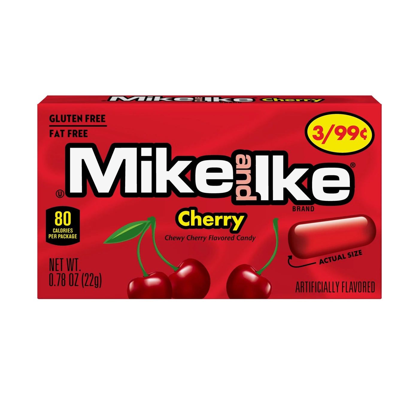 Mike and Ike Cherry Flavored Candy .78 Oz