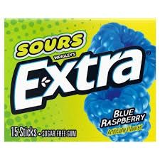Wrigley’s Extra Gum Sours - Blue Raspberry