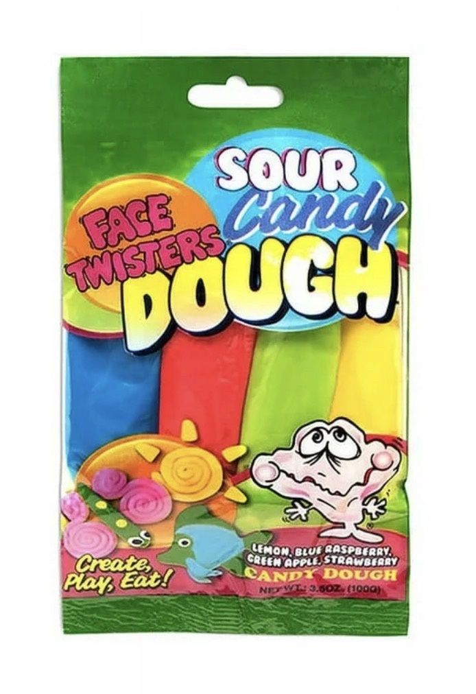Face Twisters Sour Candy Dough