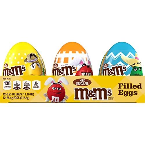M&amp;MS Easter Egg Milk Chocolate Candy, 0.93 oz