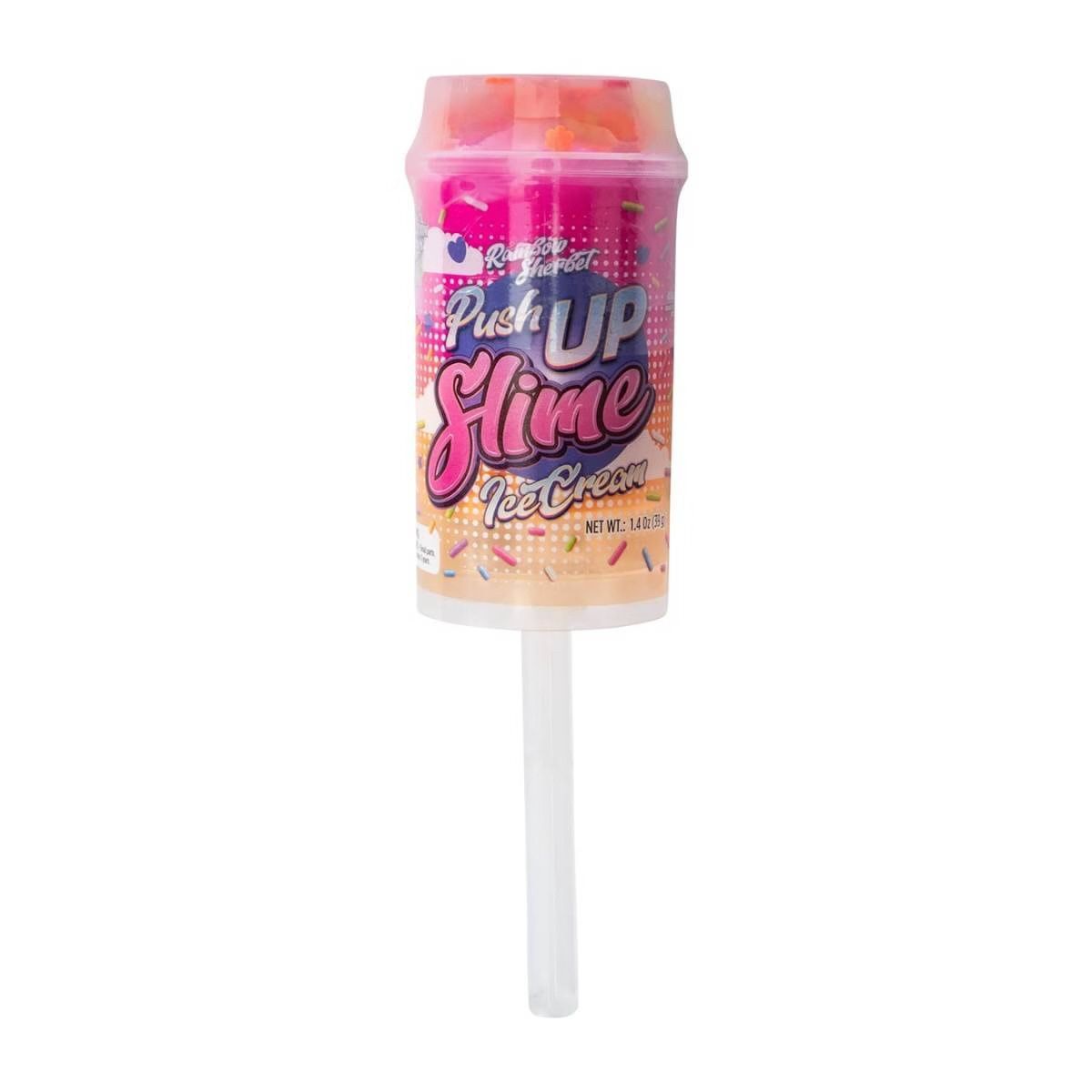 Rainbow Sherbert Push Up Slime Ice Cream 1.4 oz