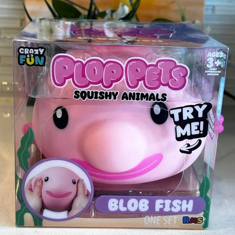 Plop Pets Squishy Animals Blob Fish