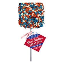 Melville Chocolatey Dipped Giant Patriotic Marshmallow