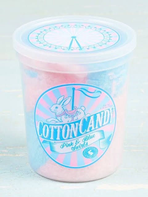 Cotton Candy Pink &amp; Blue Swirls