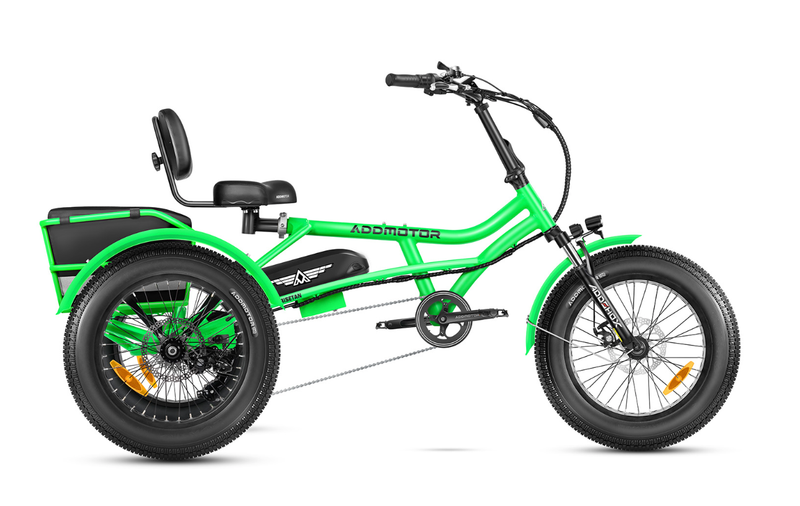 Addmotor Arisetan II M-360 (20&quot;) Semi-Recumbent E-trike - Green